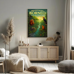 Breathtaking Borneo Poster