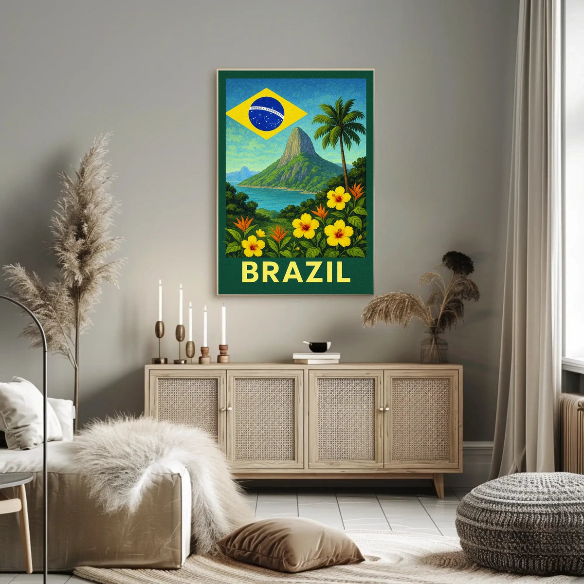 Brazil Vibrant Landscapes Poster