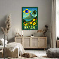 Brazil Vibrant Landscapes Poster