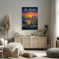 Los Angeles City Of Dreams Poster