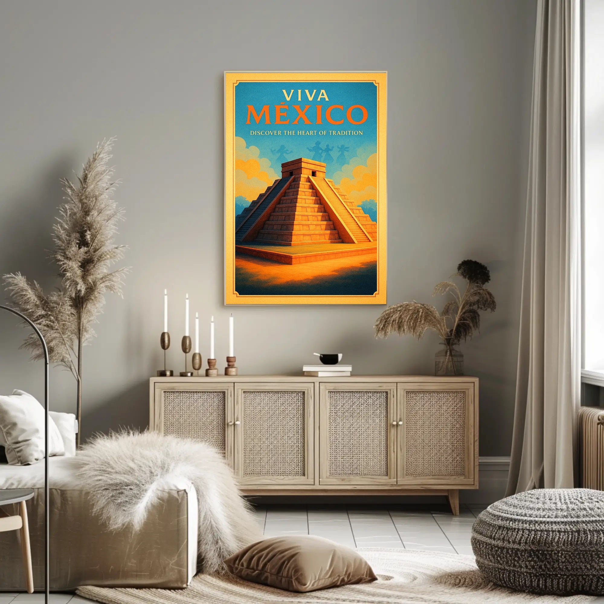 Viva México Discover the Heart of Tradition Poster PosterGoat