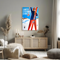 Santo Stefano dAveto Ski Poster