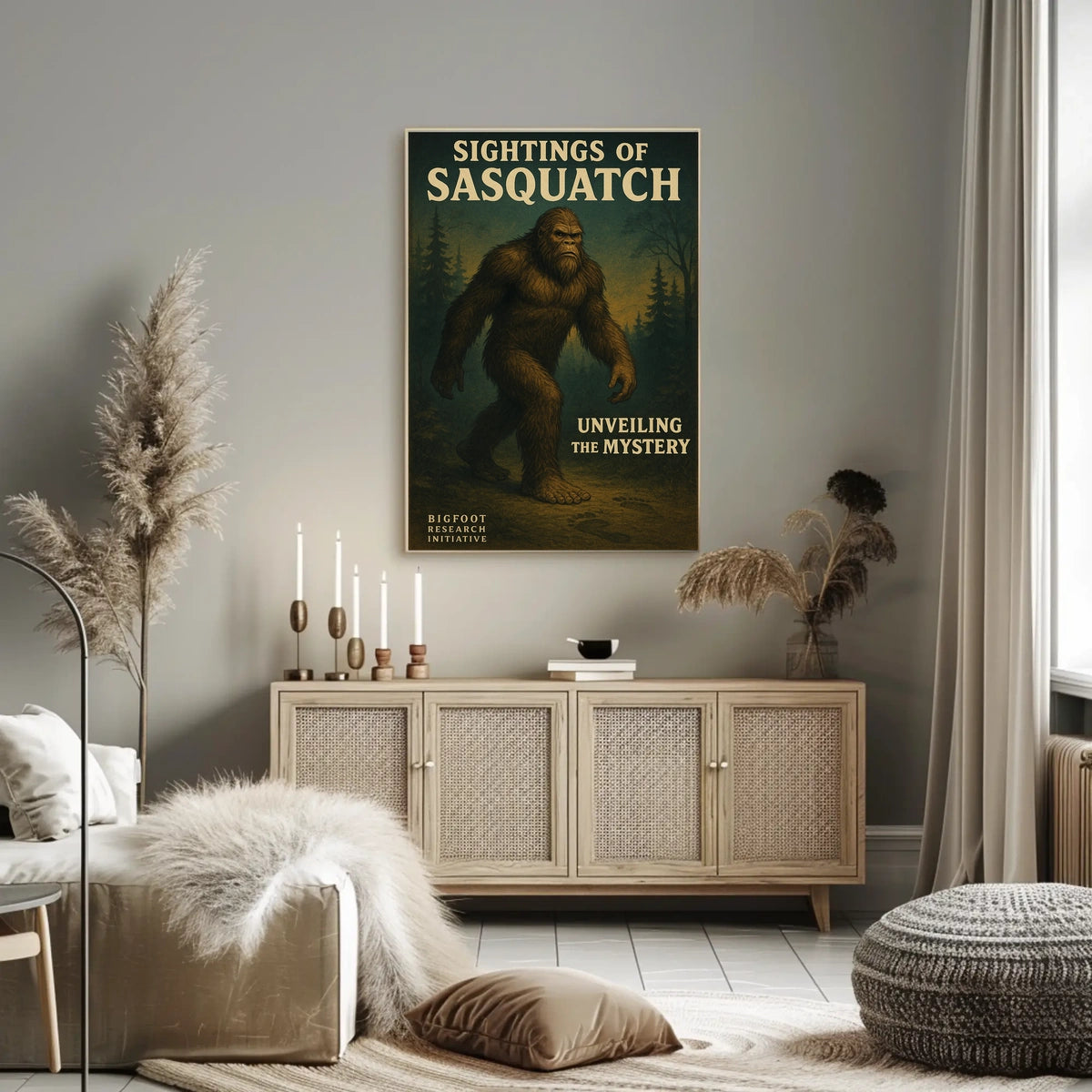 Sightings Of Sasquatch Poster