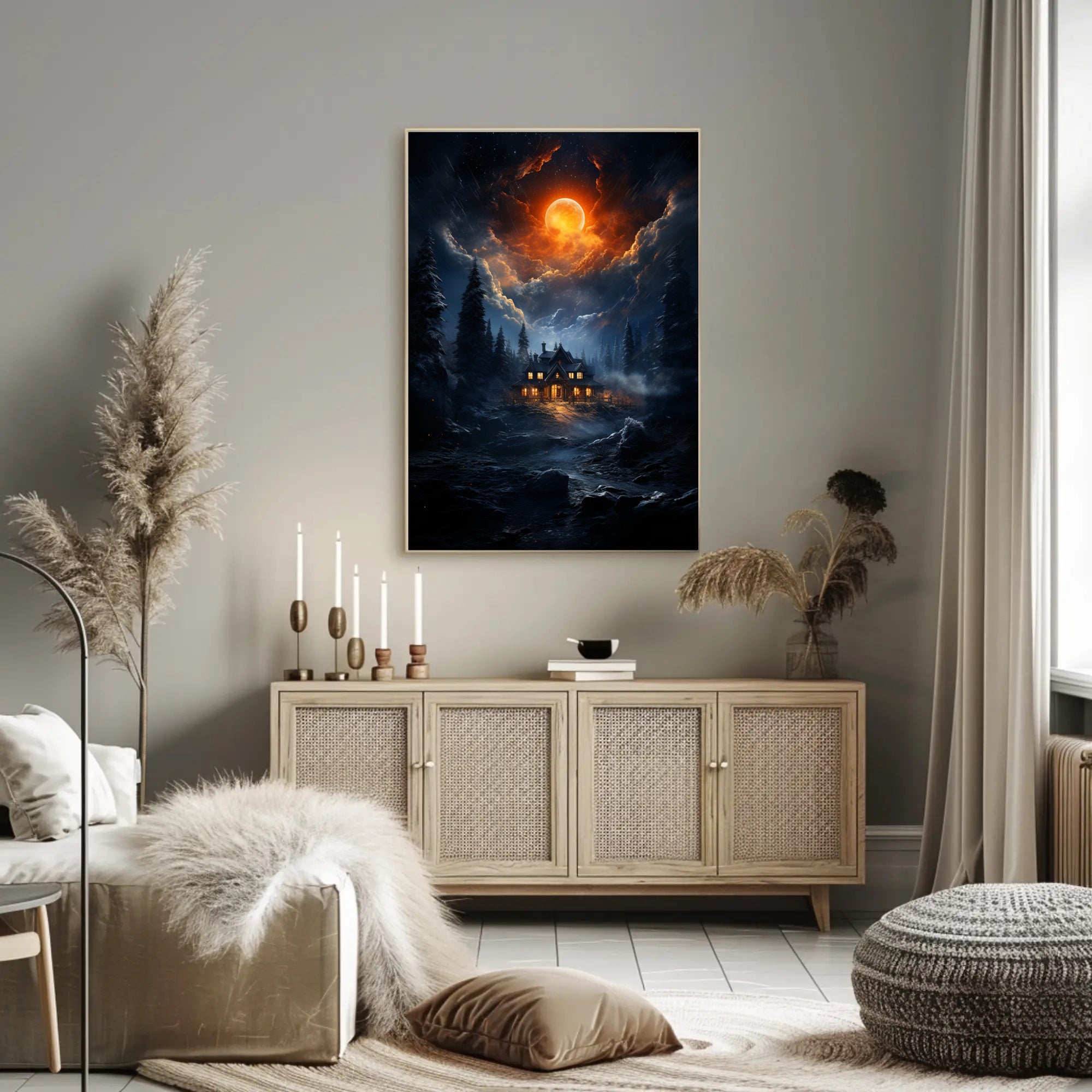 Enchanted Nightscape Poster