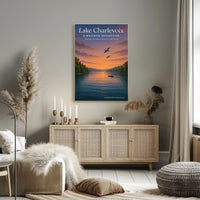 Lake Charlevoix A Majestic Reflection Poster