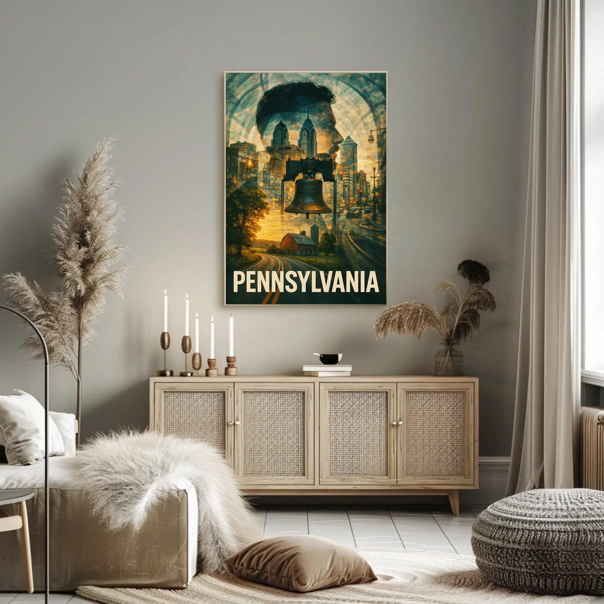 Pennsylvania A Journey Through Time Poster