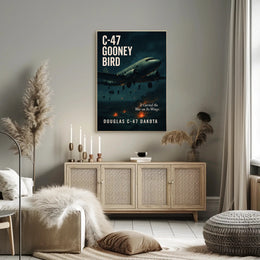 C-47 Gooney Bird Poster PosterGoat