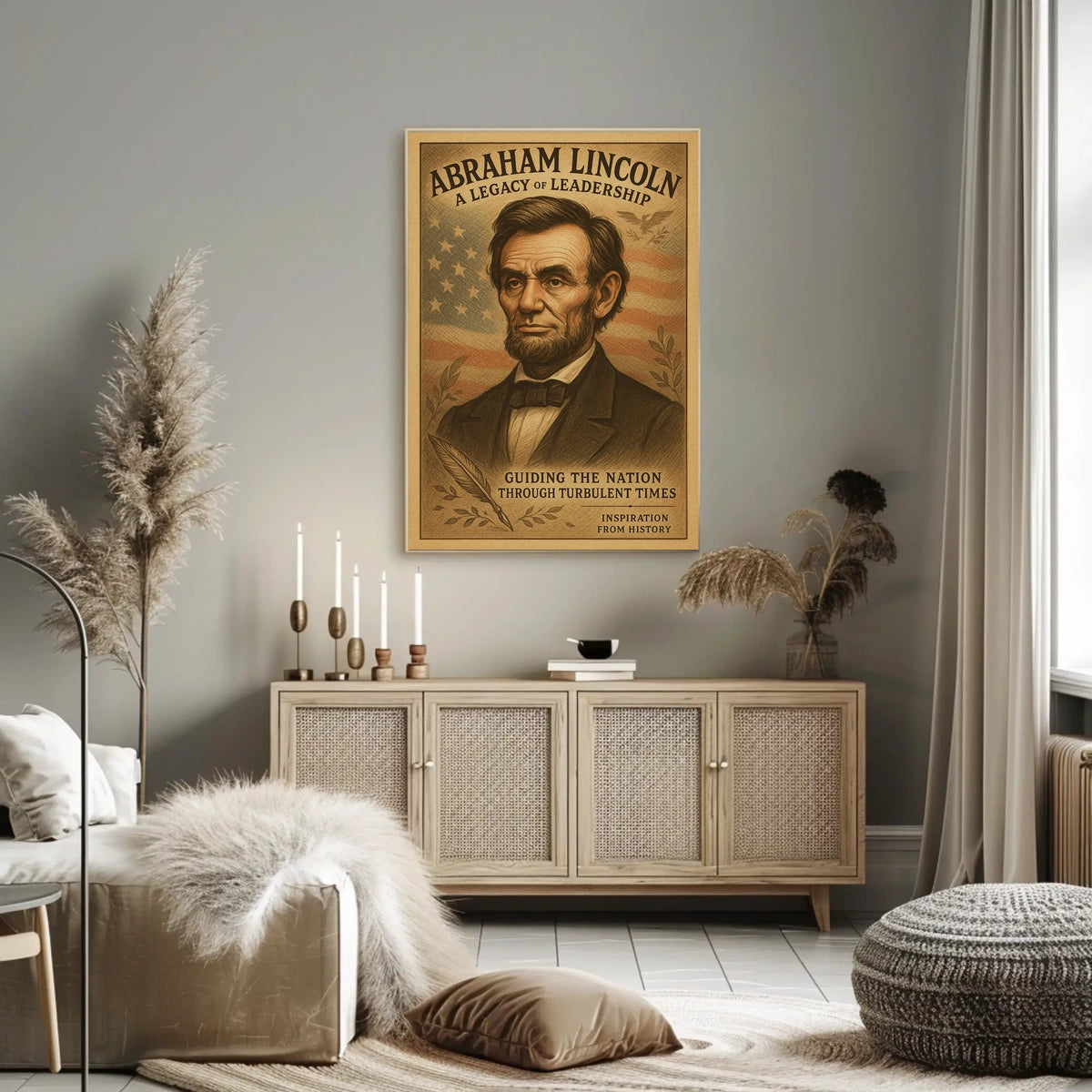 Abraham Lincoln A Legacy of Leadership Poster