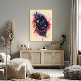 Vibrant Dice Explosion Poster