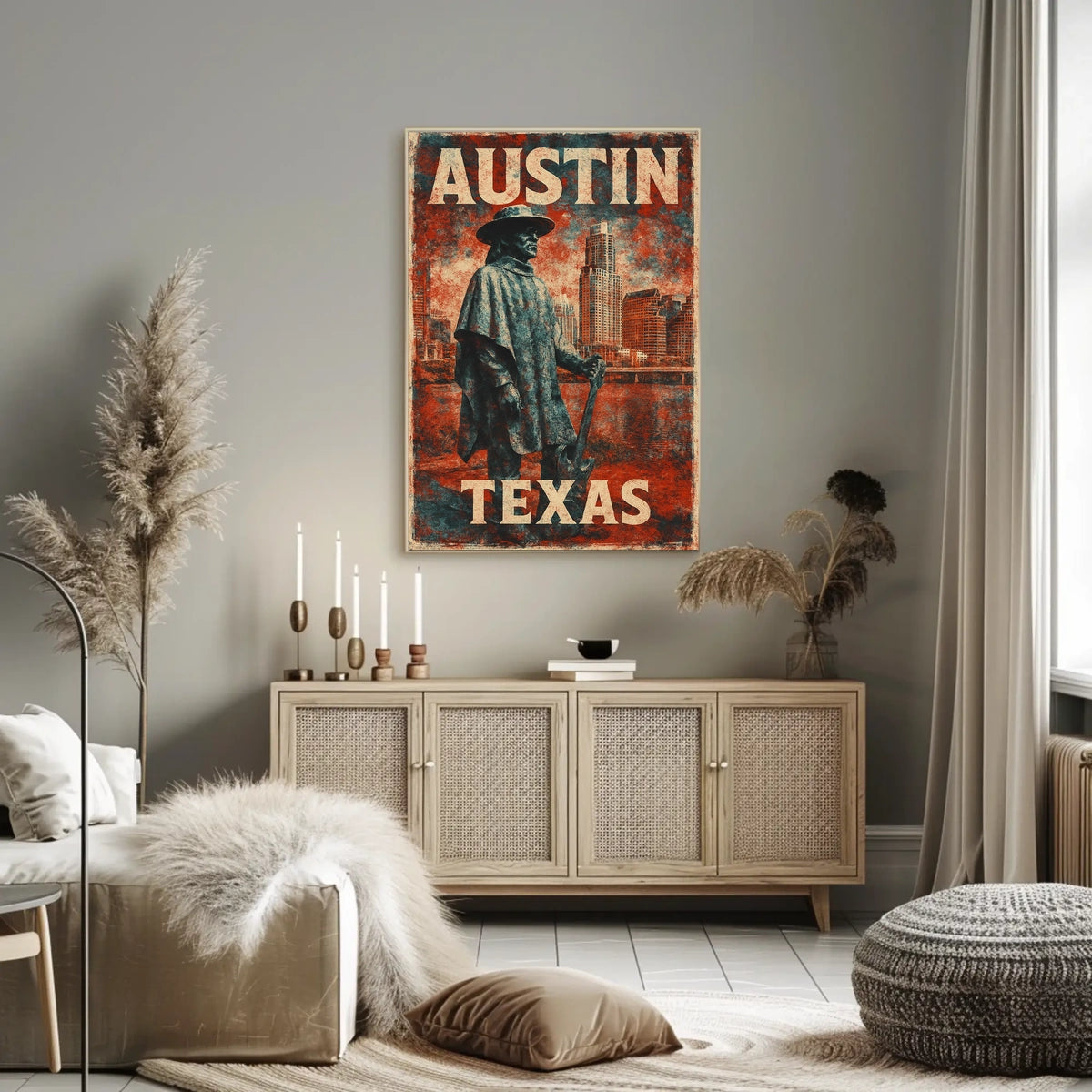 Austin, Texas Tribute Poster