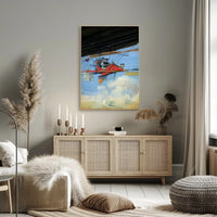 Whimsical Flight Adventure Poster PosterGoat