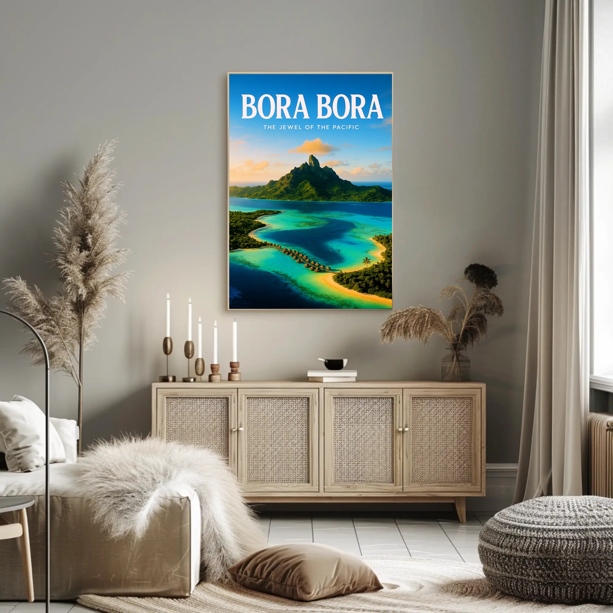 Bora Bora The Jewel of the Pacific Poster PosterGoat