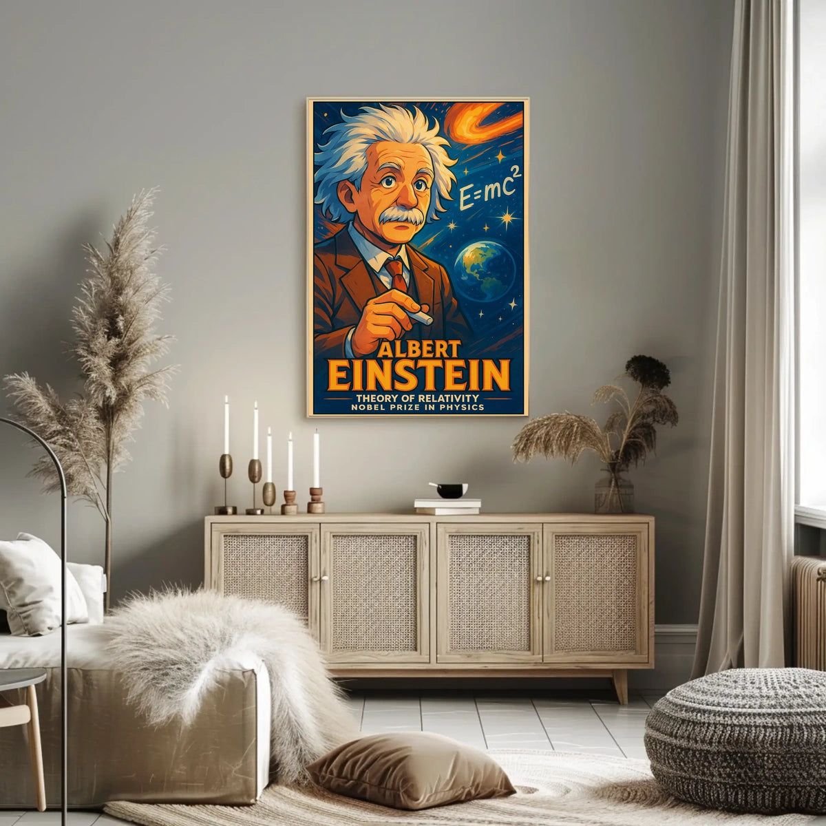 Albert Einstein Theory Of Relativity Poster