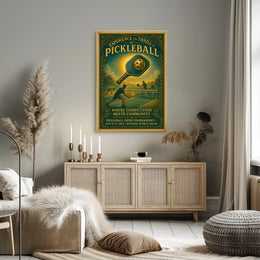Pickleball Open Tournament 2024 Poster