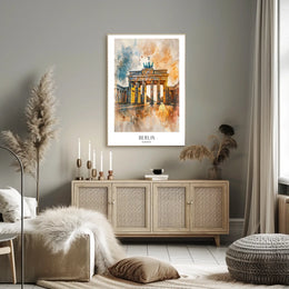 Berlins Iconic Landmark Poster