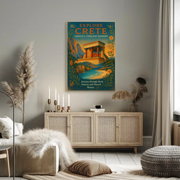 Explore Crete Greeces Timeless Wonder Poster