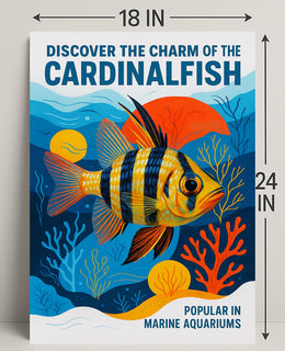 Discover the Charm of the Cardinalfish Poster PosterGoat