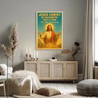 Sacred Jesus Vintage Art Religious Heritage Poster