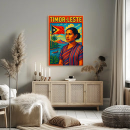 Timor-Leste A Vibrant Tribute Poster