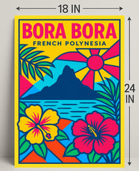 Bora Bora French Polynesia Poster PosterGoat