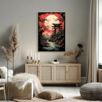 Moonlit Tranquility Poster PosterGoat