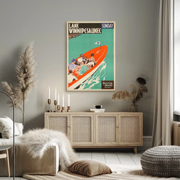 Lake Winnipesaukee Sunday Adventure Poster