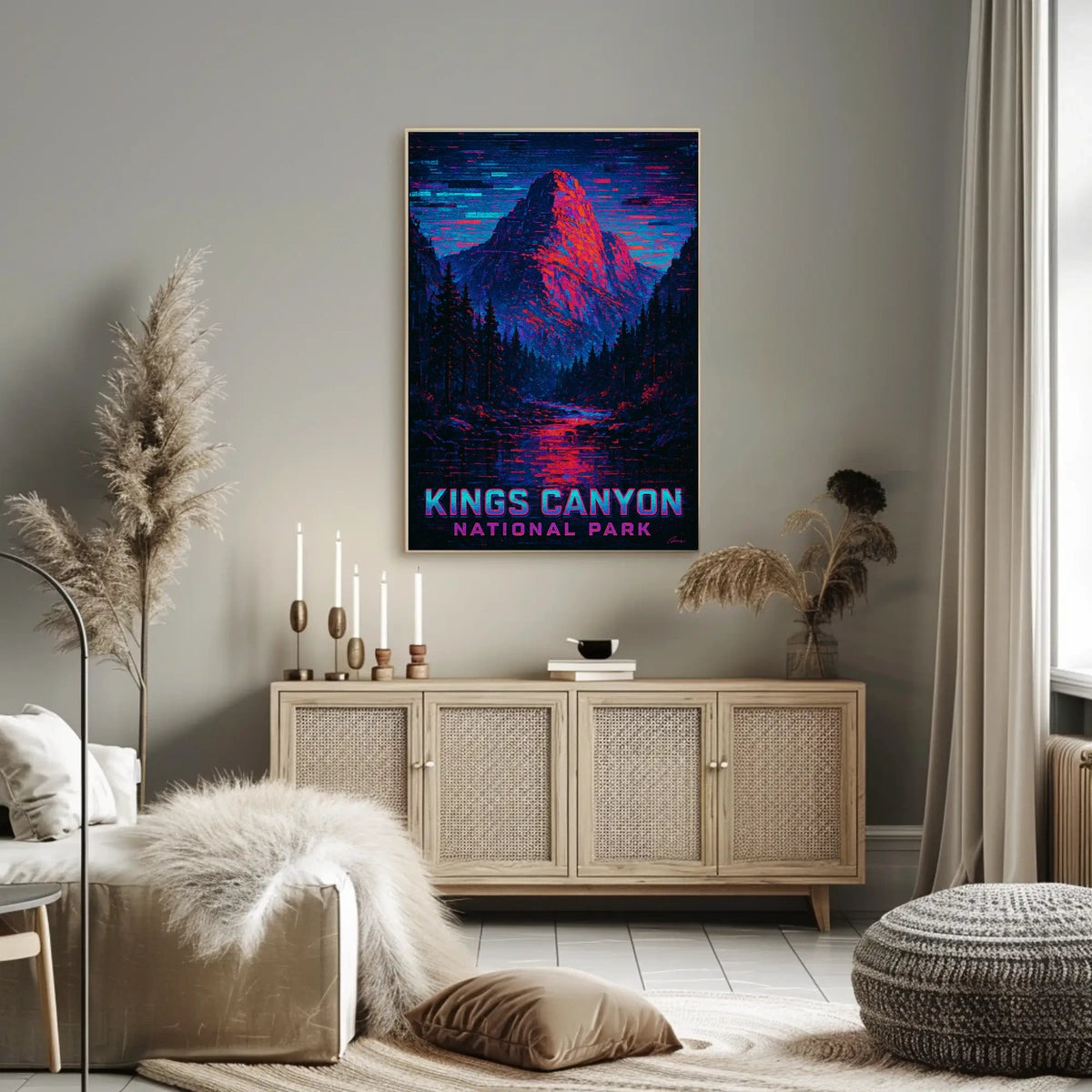 Kings Canyon National Park Epic Wanderlust Poster