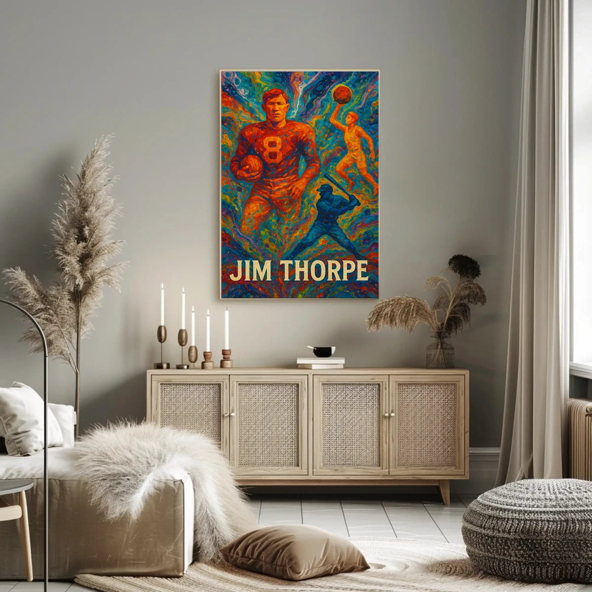 Jim Thorpe Athletic Legend Poster