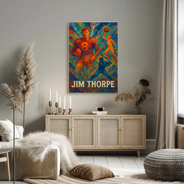 Jim Thorpe Athletic Legend Poster