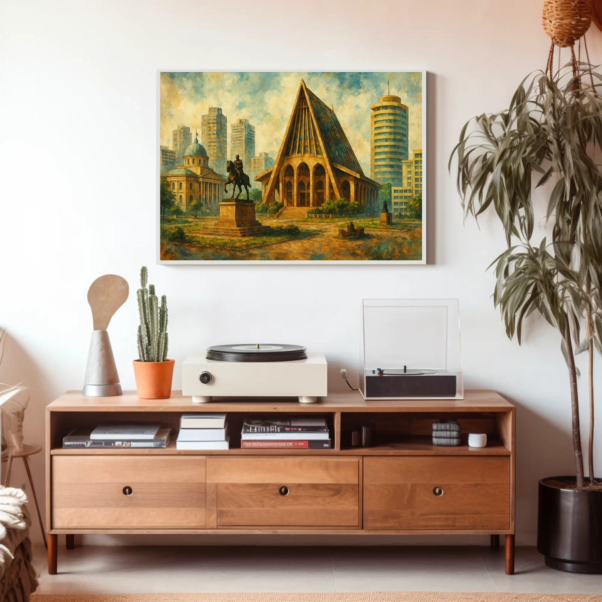 Urban Architectural Harmony Wanderlust Minimalist Poster