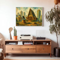Urban Architectural Harmony Wanderlust Minimalist Poster
