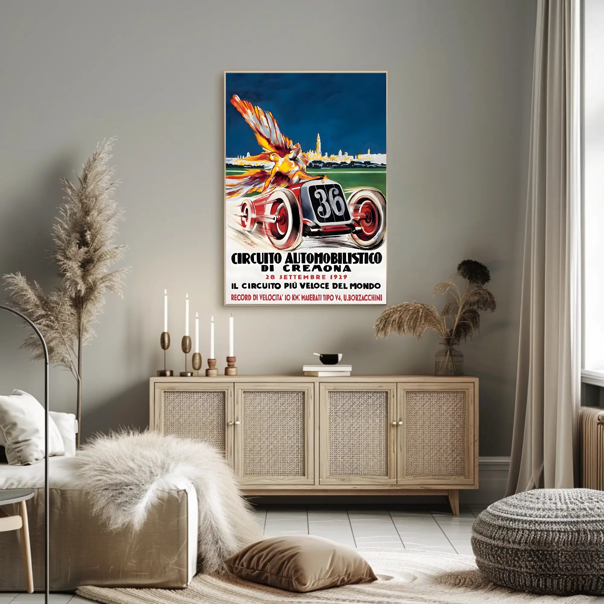 Circuito Automobilistico di Cremona 1929 Poster