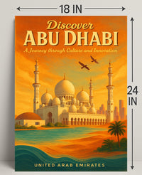 Discover Abu Dhabi Wall Art Print PosterGoat