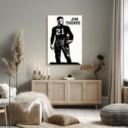 Jim Thorpe Legendary Athlete Poster