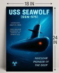 USS Seawolf Nuclear Pioneer Poster PosterGoat