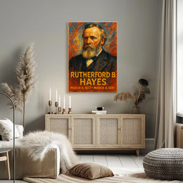 Rutherford B. Hayes Presidential Term Poster