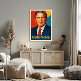 George W. Bush Presidential Portrait Poster