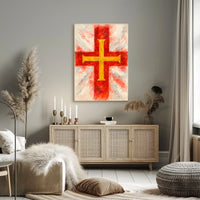 Vibrant Cross Poster