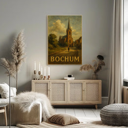 Bochum Church Scene Poster