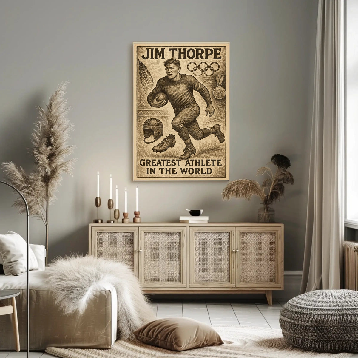 Celebrating the Worlds Greatest Athlete Poster