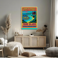 Caribbean Paradise Virgin Islands Poster
