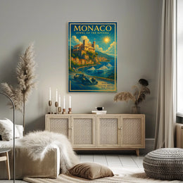 Monaco Jewel of the Riviera Poster