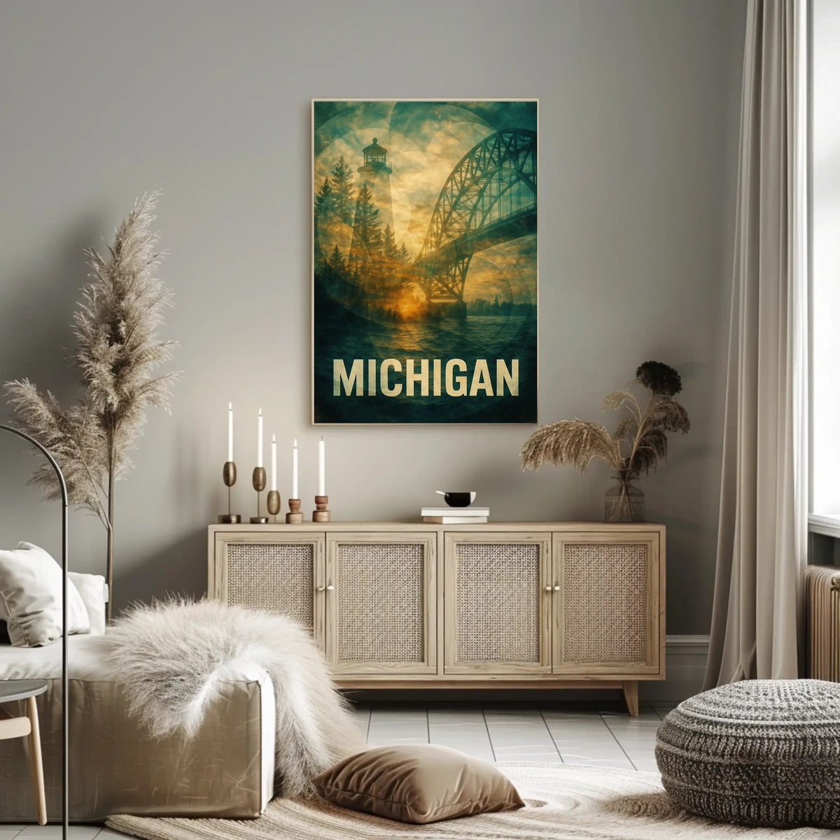 Michigan Scenic Poster