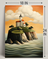 Tranquil Island Sanctuary Poster PosterGoat