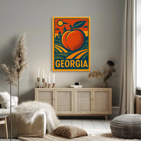 Georgia Peach Poster