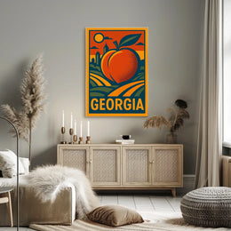 Georgia Peach Poster