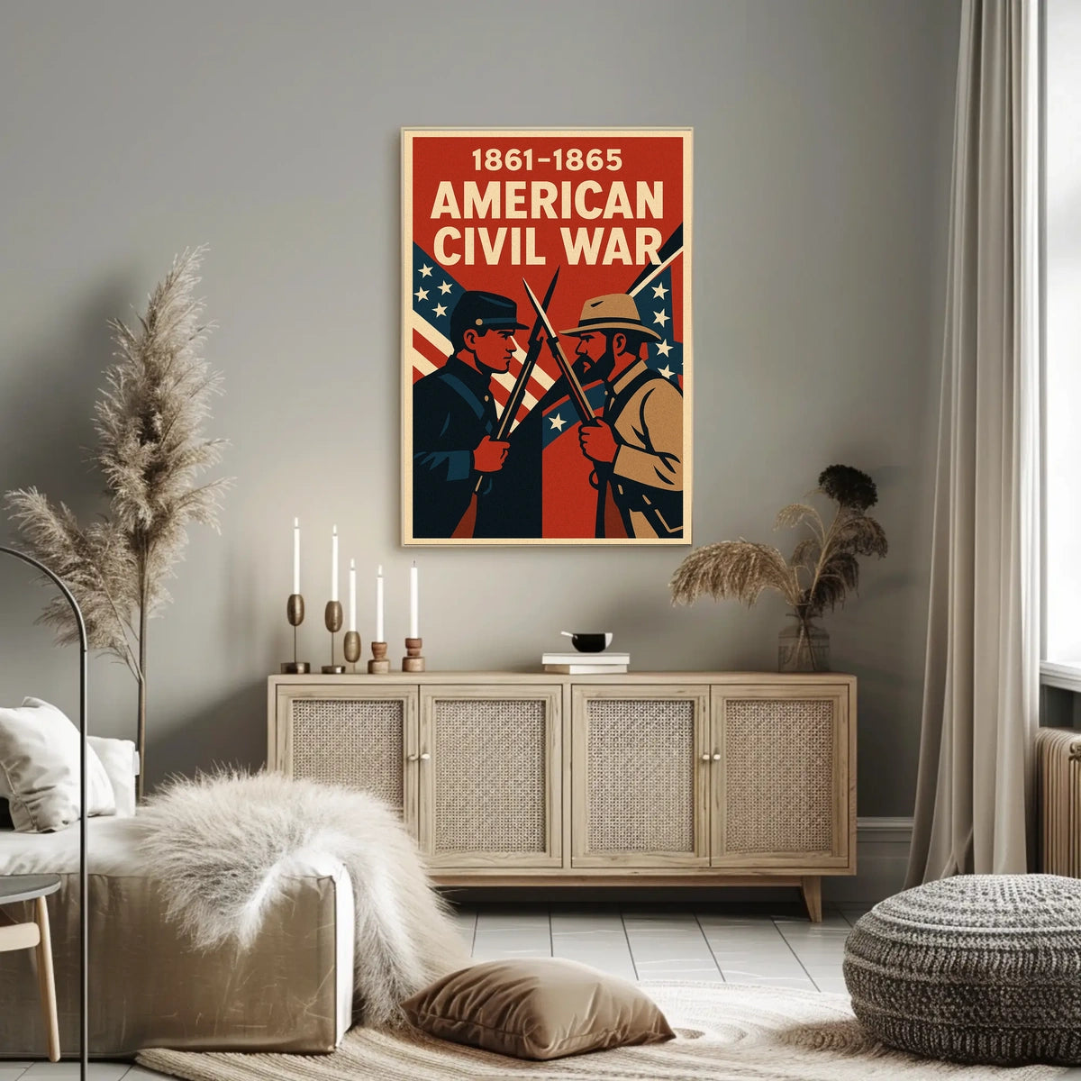 American Civil War 1861-1865 Poster