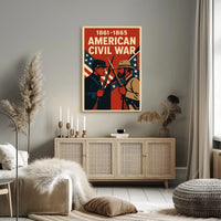 American Civil War 1861-1865 Poster