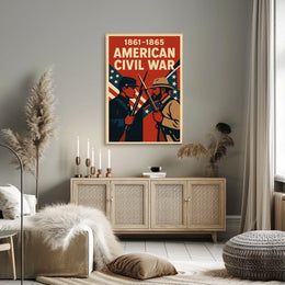 American Civil War 1861-1865 Poster