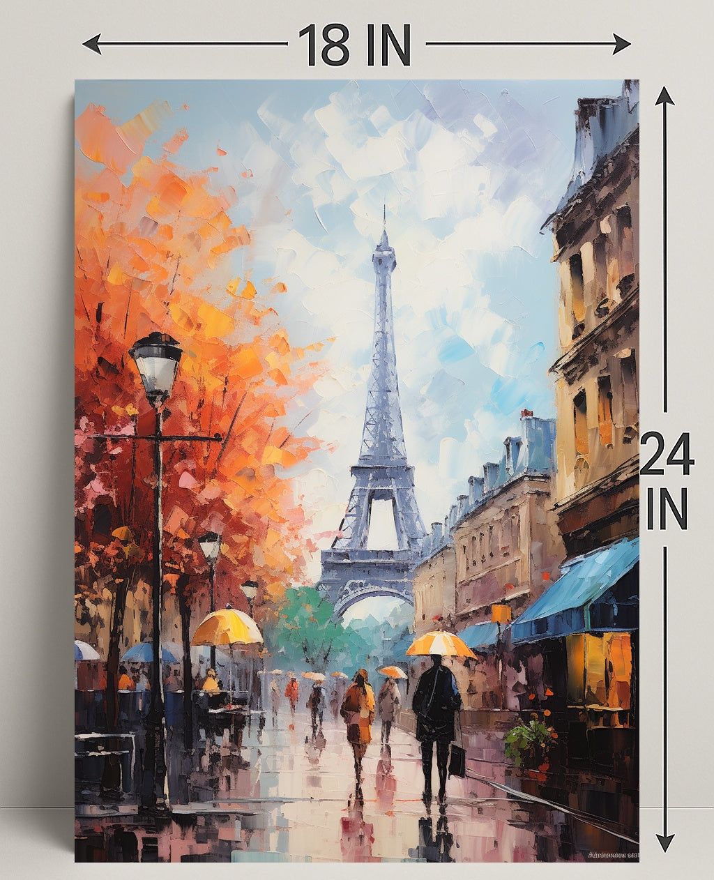 Autumn In Paris Poster